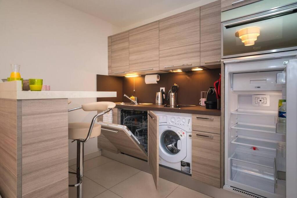 Studio Neuf - Portes De Monaco - Confort - Wifi - Clim מראה חיצוני תמונה